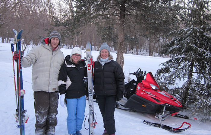 Cross Country Skiing is easy at the State Park